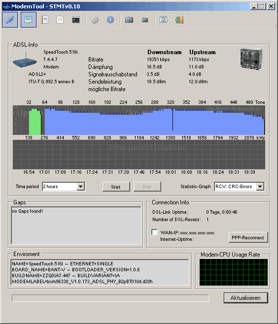 Thomson SpeedTouch 516i v6 MIT Entstörung